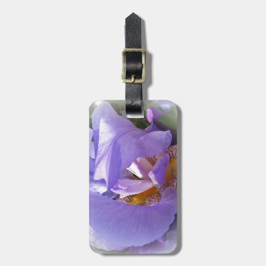 Étiquette À Bagage iris pourpre (Devant Vertical)