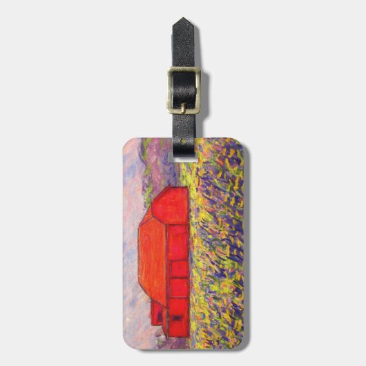 Étiquette À Bagage iris violet sauvage (Devant Vertical)