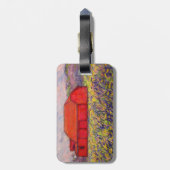 Étiquette À Bagage iris violet sauvage (Dos Vertical)