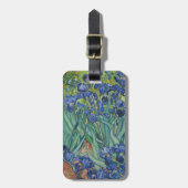 Étiquette À Bagage Irises par Vincent Van Gogh (Devant Vertical)