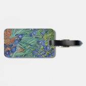 Étiquette À Bagage Irises par Vincent Van Gogh (Dos horizontal)