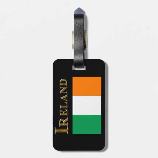 ÉTIQUETTE À BAGAGE IRLANDE (Dos Vertical)