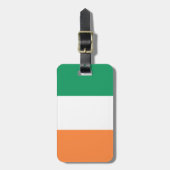 Étiquette À Bagage Irlande National Flag, standard irlandais, bannièr (Devant Vertical)