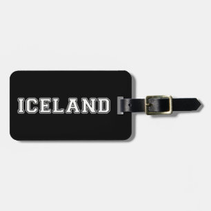 Étiquette À Bagage Islande
