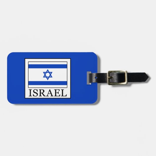 Étiquette À Bagage Israël (Devant horizontal)