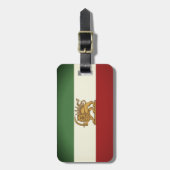 Étiquette À Bagage Israel and Iran Flags Travel (Devant Vertical)