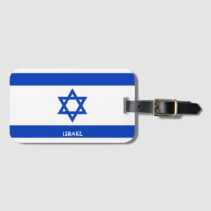 Étiquette À Bagage Israël Drapeau national patriotique