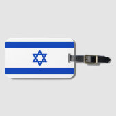 Étiquette À Bagage Israël drapeau patriotique moderne (Devant Horizontal)