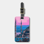 Étiquette À Bagage Istanbul Turquie Sainte-Sophie Architecture (Devant Vertical)