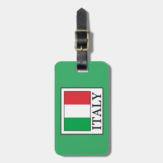 Étiquette À Bagage Italie (Devant Vertical)