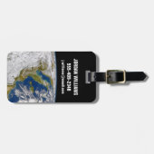 Étiquette À Bagage Italie Et Mer Adriatique. (Devant horizontal)