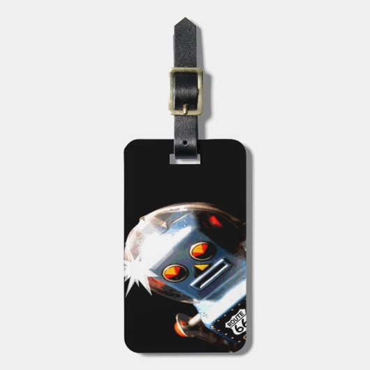 Étiquette À Bagage Itinéraire 66 de robot (Devant Vertical)