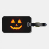 Étiquette À Bagage Jack-o'-lantern éclairé (Dos horizontal)