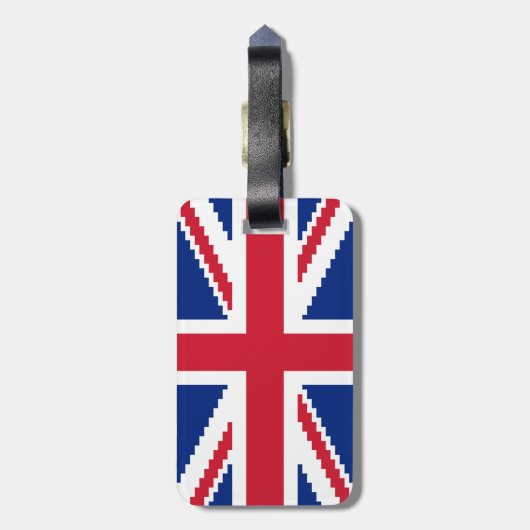 Étiquette À Bagage Jack Pixel Union 8 bits (Dos Vertical)