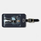 Étiquette À Bagage Jack Russell Terrier Patronus d'Anime Ron Weasley (Devant horizontal)