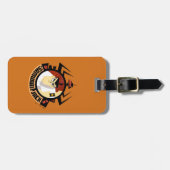 Étiquette À Bagage Jack Samurai Dans Le Cadre Futuriste Aku (Devant horizontal)