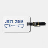 Étiquette À Bagage Jack's Canyon Arizona Rock Escalade (Devant horizontal)