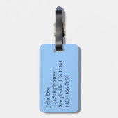 Étiquette À Bagage Jackson Hole Mountains et River (Dos Vertical)