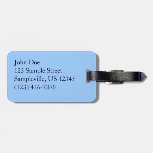 Étiquette À Bagage Jackson Hole Mountains et River (Dos horizontal)