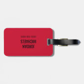 Étiquette À Bagage Jacksonville State University JAX STATE Bold Text (Dos horizontal)