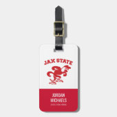 Étiquette À Bagage Jacksonville State University JAX State Gamecocks (Devant Vertical)