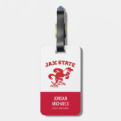 Étiquette À Bagage Jacksonville State University JAX State Gamecocks (Dos Vertical)