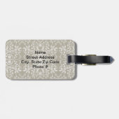 Étiquette À Bagage Jacquard (Dos horizontal)