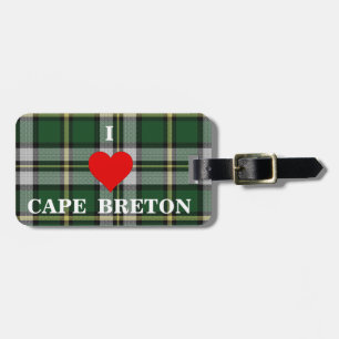 Étiquette À Bagage J'adore CAPE BRETON Personnalisé Travel tag,
