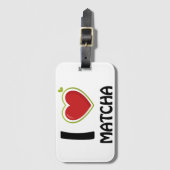 Étiquette À Bagage J'adore Matcha T-Shirt (Devant Vertical)