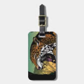 Étiquette À Bagage Jaguar (Devant Vertical)