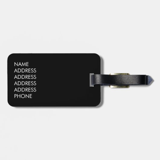 Étiquette À Bagage Jaguar E (Dos horizontal)