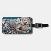 Étiquette À Bagage Jaguar élégant (Devant horizontal)