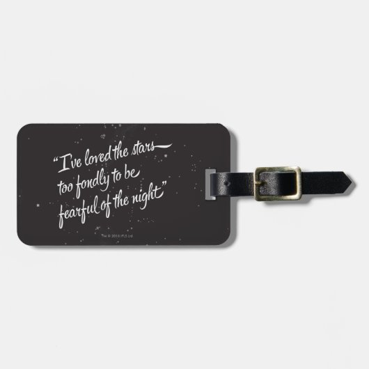 Étiquette À Bagage J'ai aimé les étoiles (Devant horizontal)