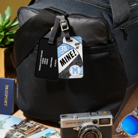 Étiquette À Bagage J'ai compris ! les filles font des couleurs d'équi (Recto & Verso)