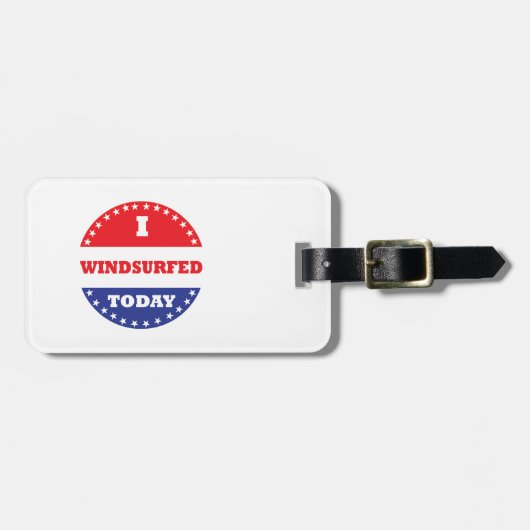 Étiquette À Bagage J'ai fait ma planche aujourd'hui (Devant horizontal)