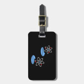 Étiquette À Bagage J'Ai Perdu Une Personnalité De La Science Électron (Devant Vertical)