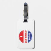 Étiquette À Bagage J'Ai Ski Aujourd'Hui (Dos Vertical)