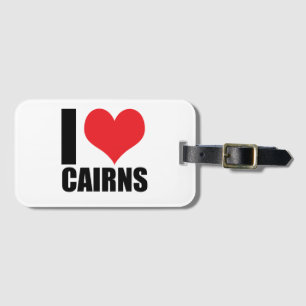 Étiquette À Bagage J'aime Cairns