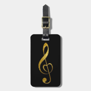 Étiquette À Bagage J'aime la musique - manches, peaux, coques, couver