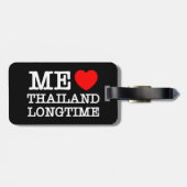 ÉTIQUETTE À BAGAGE J'AIME LA THAÏLANDE LONGTEMPS (Dos horizontal)