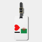 Étiquette À Bagage j'aime l'algérie (Devant Vertical)