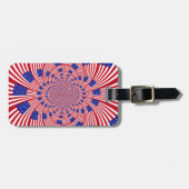 Étiquette À Bagage J'aime les Etats-Unis (Devant horizontal)