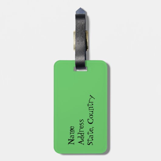 Étiquette À Bagage J'aime ma Biewer Terrier (Dos Vertical)