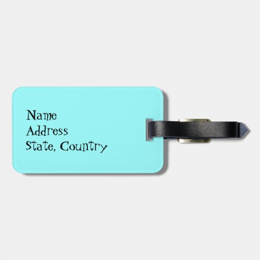 Étiquette À Bagage J'aime ma Sheltie (Dos horizontal)