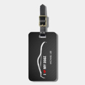 Étiquette À Bagage J'aime mon 350Z (Devant Vertical)