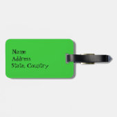 Étiquette À Bagage J'aime mon bleu de Kerry Terrier (Dos horizontal)