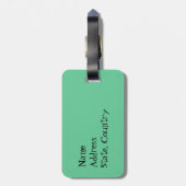 Étiquette À Bagage J'aime mon chien d'eau espagnol (Dos Vertical)