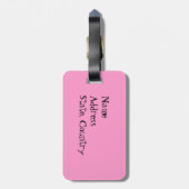 Étiquette À Bagage J'aime mon chinois japonais (Dos Vertical)