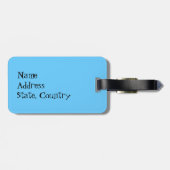 Étiquette À Bagage J'aime mon collie (Dos horizontal)