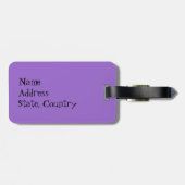 Étiquette À Bagage J'aime mon Dalmate (Dos horizontal)